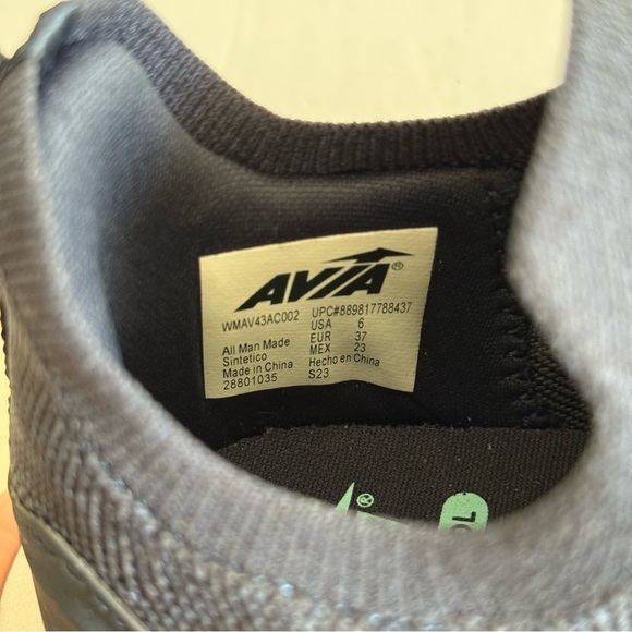 Avia Black and Green Athletic Shoes size 6 - Picture 10 of 13